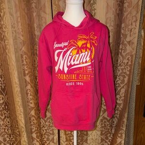 Miami Sunshine State Pink Hoodie